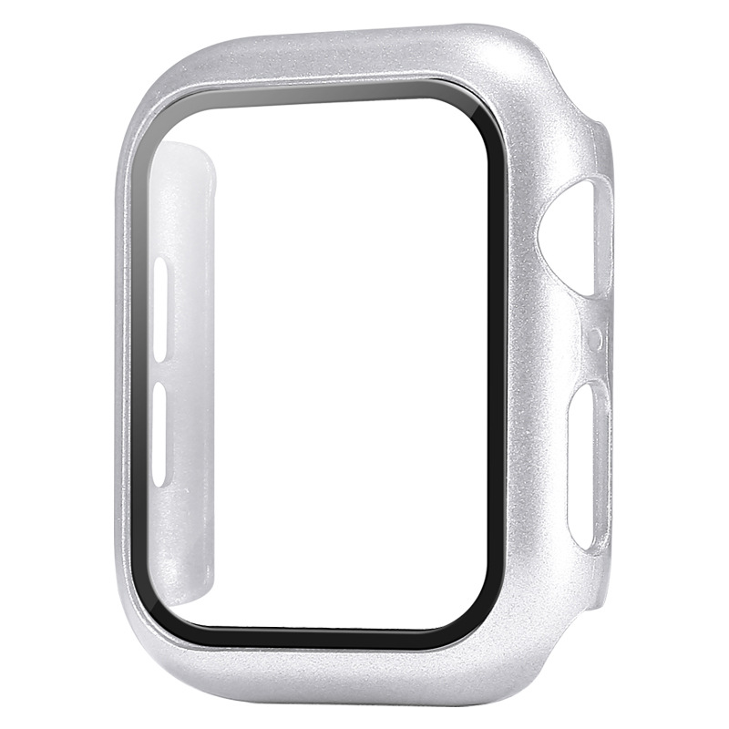 Apple Watch case iwatch protective shell PC + tempered film integrated applicable to Apple 7/SE generation watch protective shell