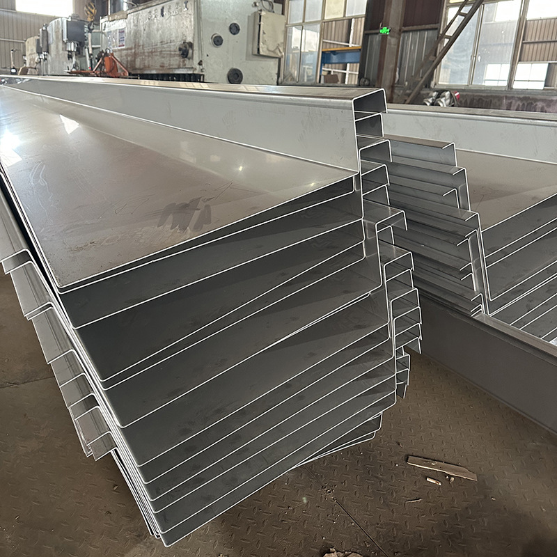 In-Stock 304 Stainless Steel Gutter Rainwater Channel 316L Drainage Channel U-Shaped Water Trough Eaves Rainwater Channel Concave Channel