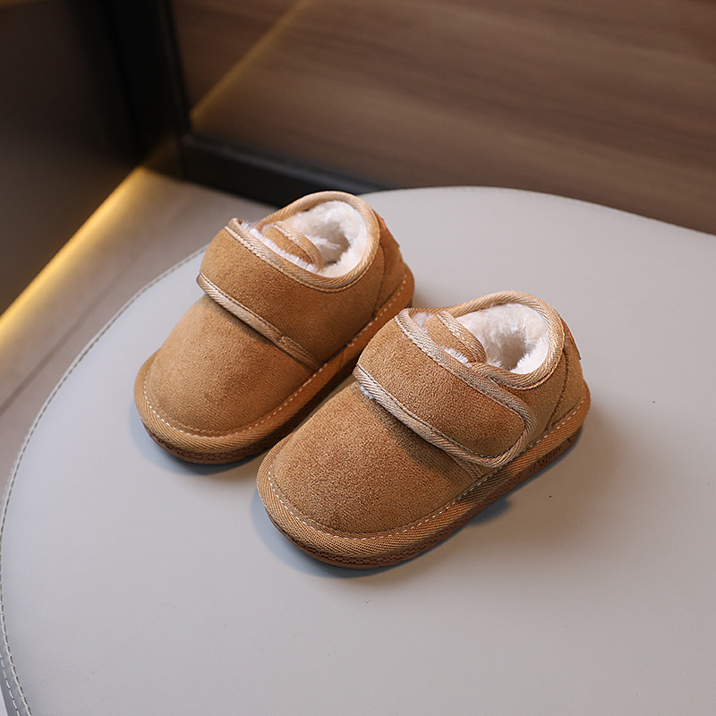 Children's Cotton Shoes Winter Girls Snow Boots Boys fleece-lined Cotton Boots Winter Girls Baby Snow Cotton Big Cotton Shoes Winter Shoes