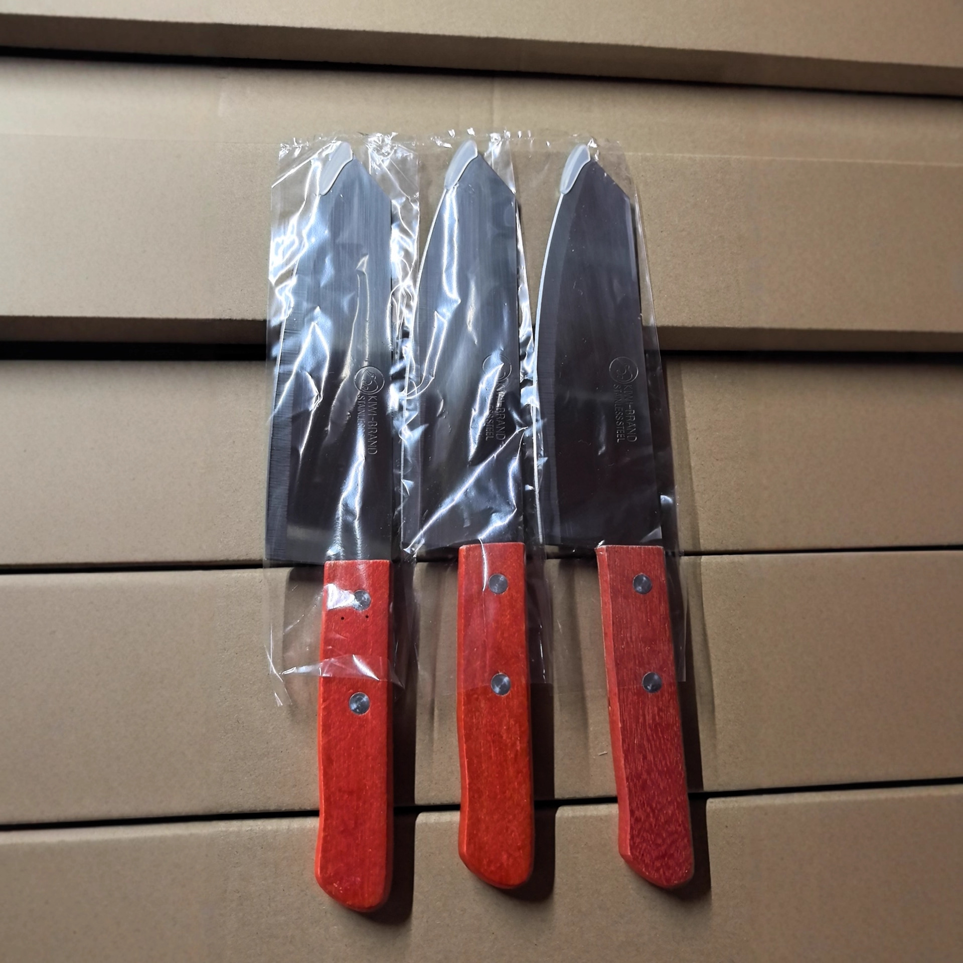 Factory Direct Sale Yiwu Specializes in 173 Dollar Internet-Famous Wooden Handle Kitchen Stainless Steel Knife, Vegetable Knife, Slicing Knife