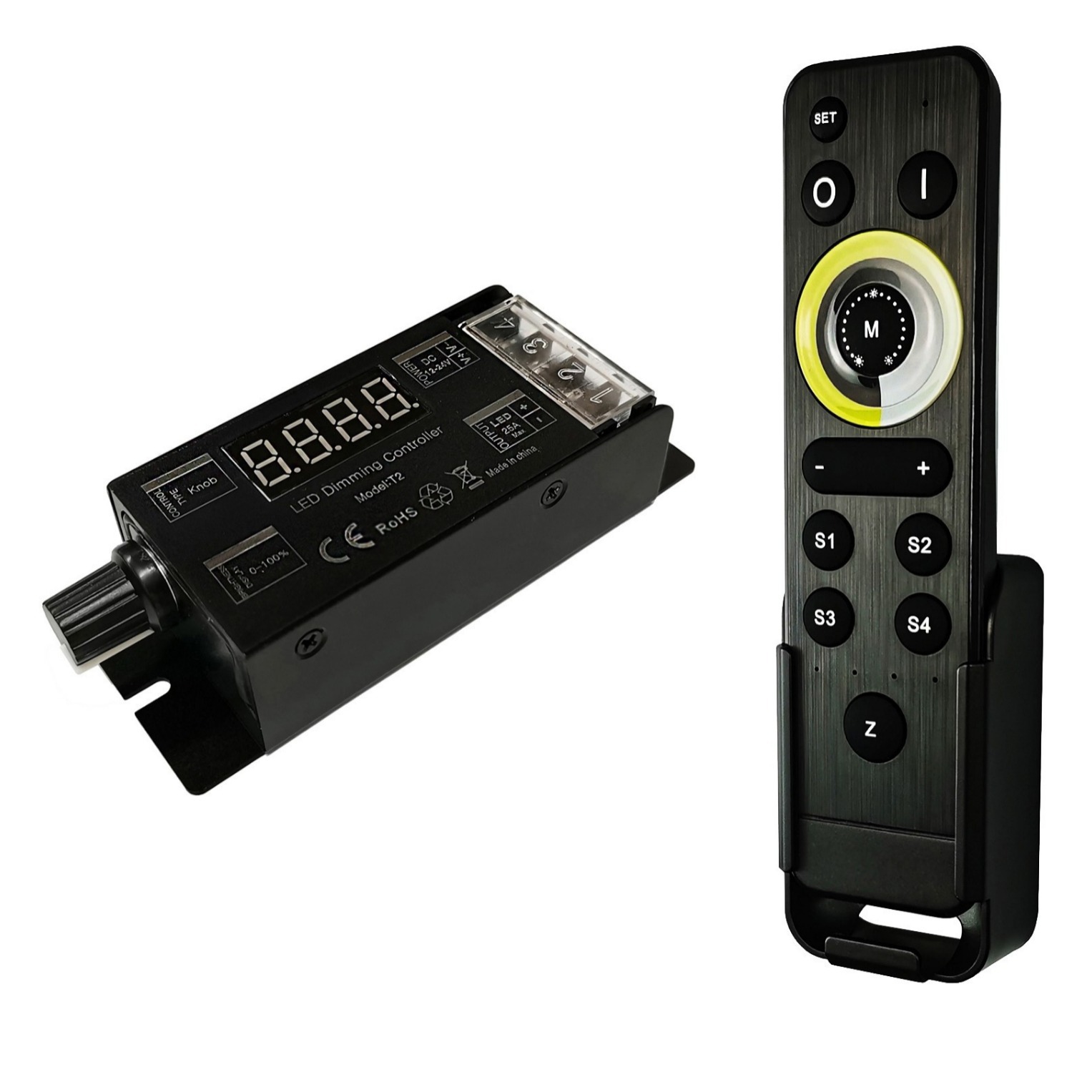 2.4GHz Wireless 4-component Remote Control RGB RGBW RGBCW Dual Color Temperature Single Color 5-in-1 Integrated