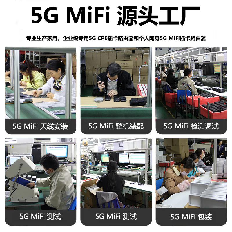 5Gmifi Mobile Card Wifi6 Portable Full Network Wireless Smart Router