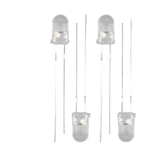 Factory supply F5 blue light super bright led light-emitting diode 465nm lamp beads high temperature resistance can be customized. System