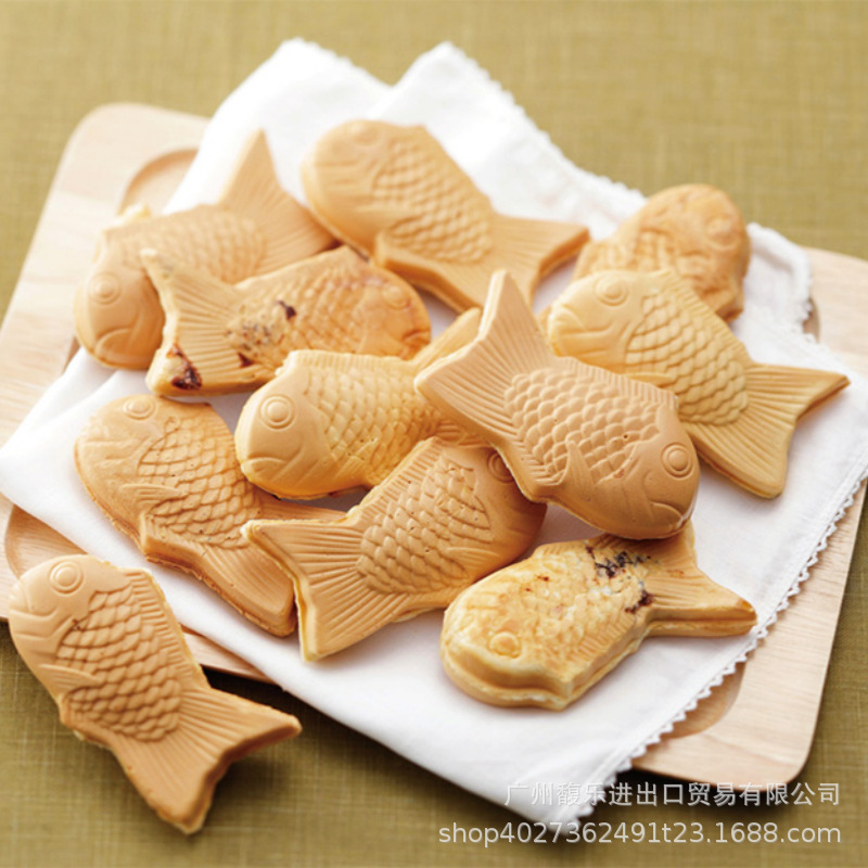 cotta Pisces Snapper Fish Baking Mold Non-Stick Household Double-Sided Waffle Baking Pan DIY Cake Baking Mold Cross Border