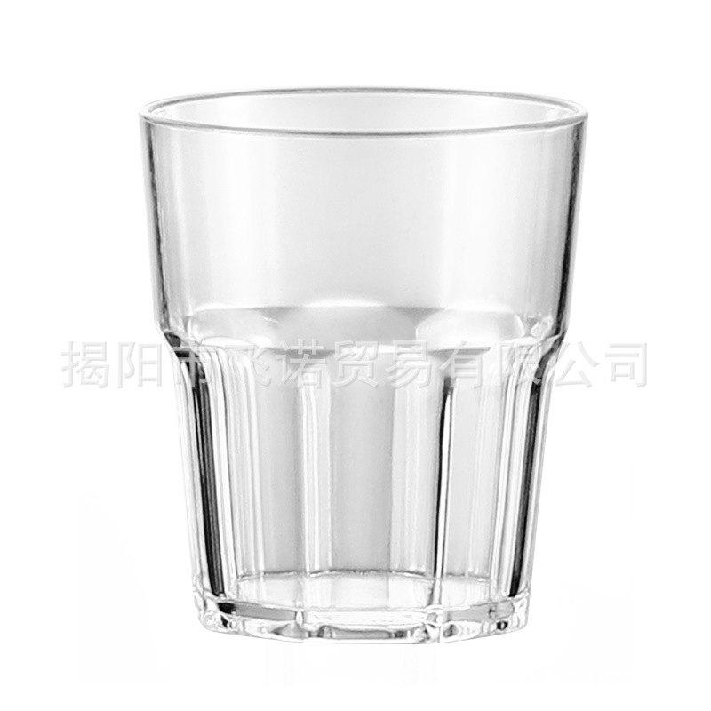 Acrylic Pc Plastic Beer Mug Transparent Acrylic Octagonal Mug Bar Ktv Catering Mug Wholesale