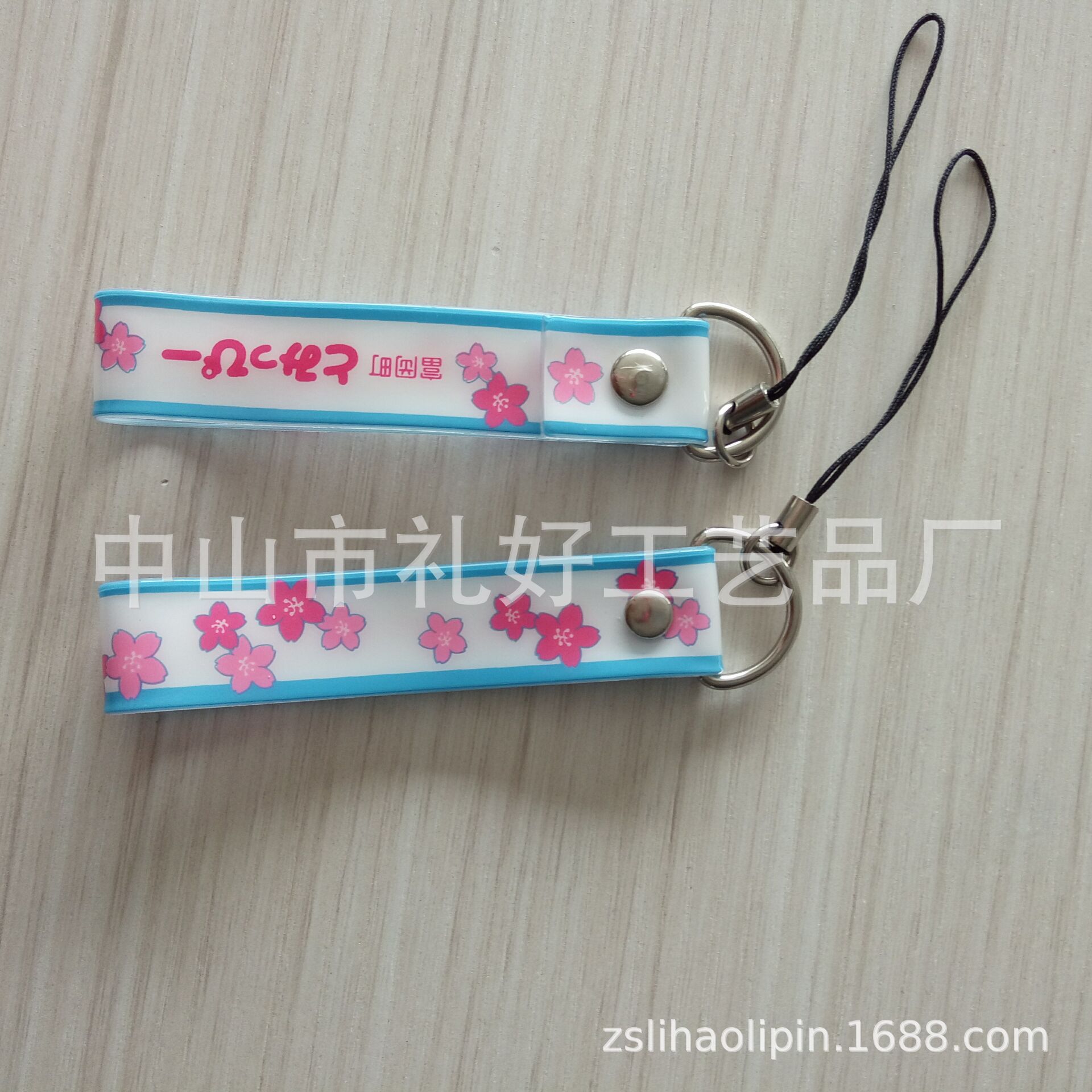 Customized Pvc Special-Shaped Wrist Strap Voltage Wrist Strap Printed Animation Wrist Strap Glue Soft Glue Mobile Phone Lanyard Factory