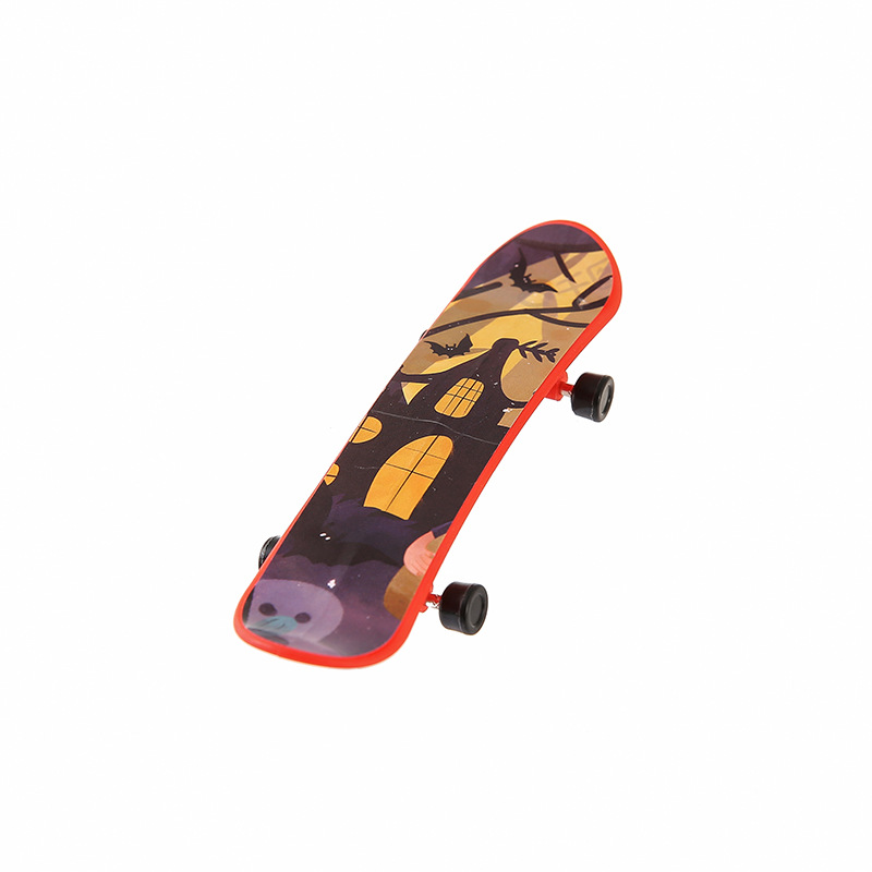 Creative Fingertip Plastic Finger Skateboard Creative Desktop Decompression Toy Fingertip Skateboard Sports Toy Street Stall Gift