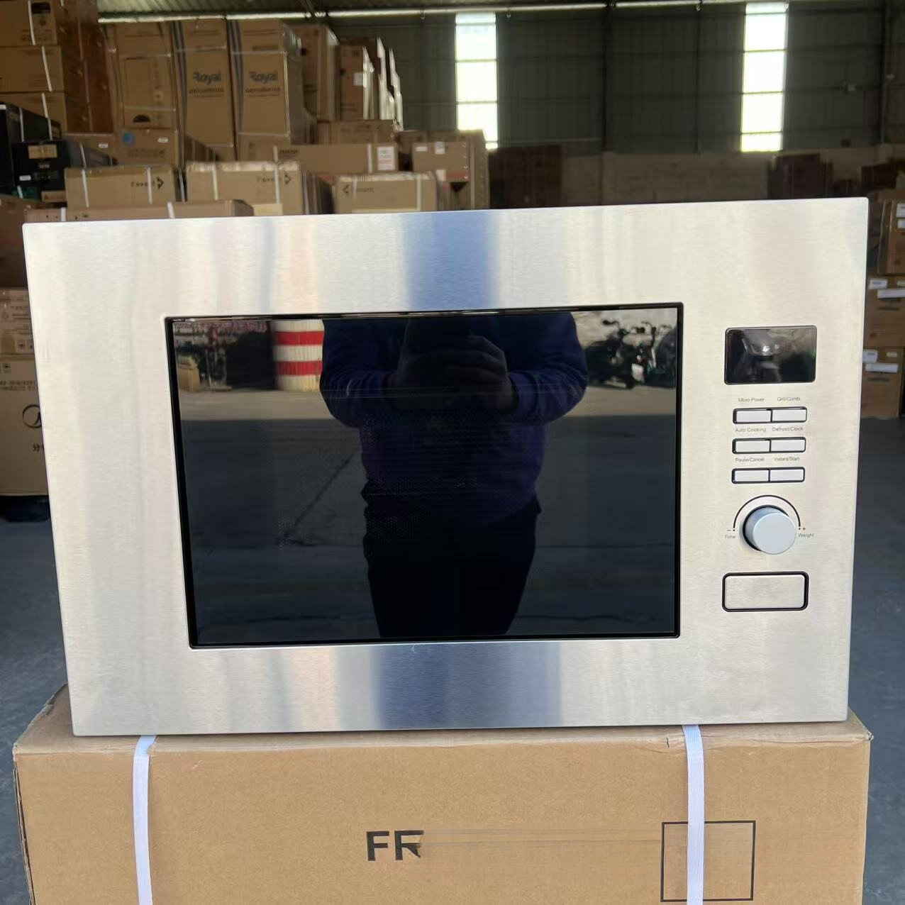 Cross-Border English Version of Embedded Microwave Oven Household Stainless Steel Panel Microwave Oven 20L Microwave Oven