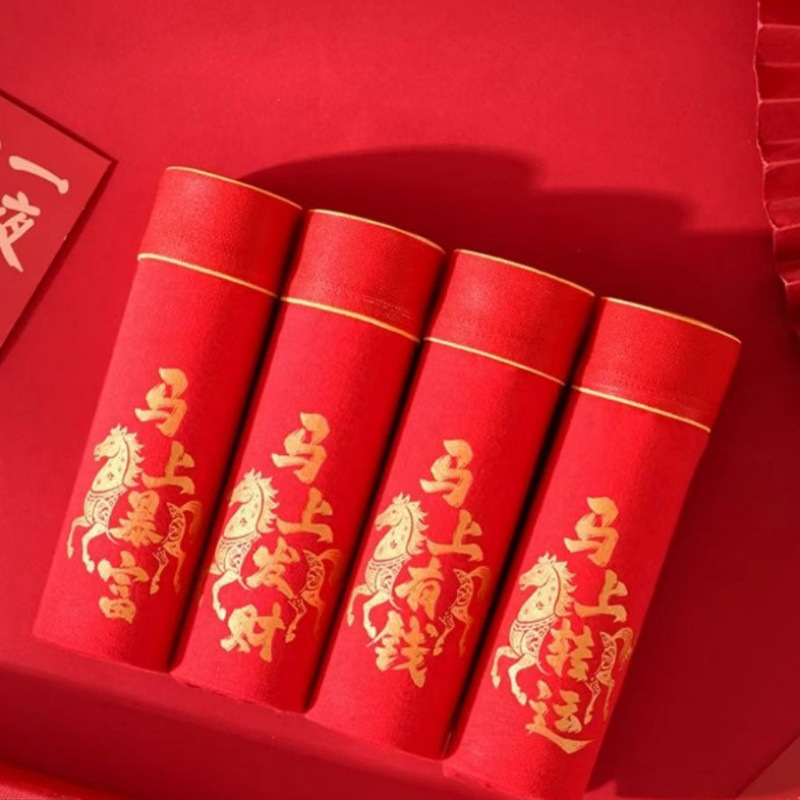 2026 Новое мужское нижнее белье, популярный стиль, красные дышащие боксеры для мальчиков, средняя талия, приятные для кожи