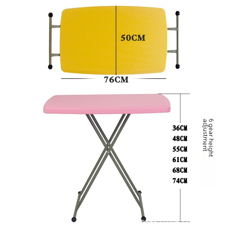 Table Beside Desk Lifting Table Simple Mobile Children's Homework Plastic Learning Small Table Rental House