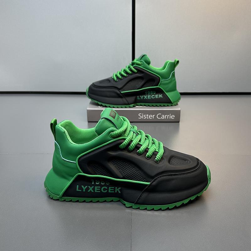 Spring and Autumn Men's Shoes 2025 New Increased Fashion Easiest for Match Student Sports Shoes Men's Casual Popular Dad Shoes Men