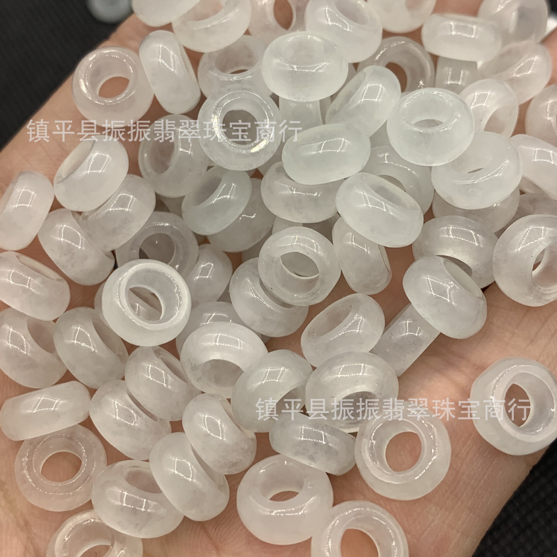 10mm Jade Loose Beads Wholesale Bama Jade Ring Thickeneded Running Ring DIY Jewelry Accessories Jade Bagel