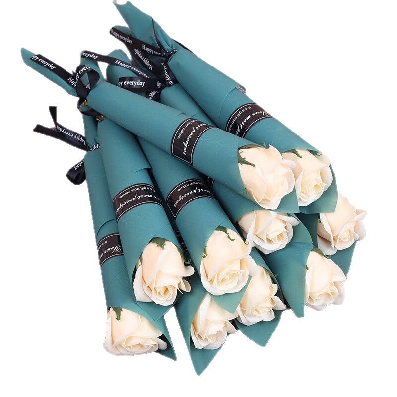 Valentine's Day 214 Gift Single Soap Rose Carnation Flower Street Cleaning Gift Company Event Mall Opening