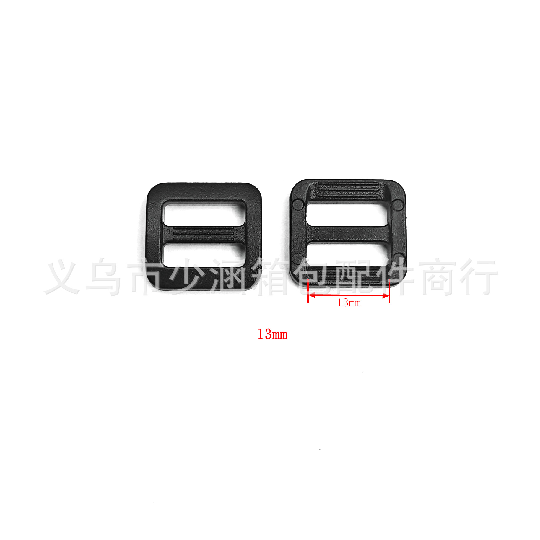 Factory direct supply 10mm-38mm plastic webbing adjustment buckle pet collar adjustment three-gear buckle Japanese buckle wholesale