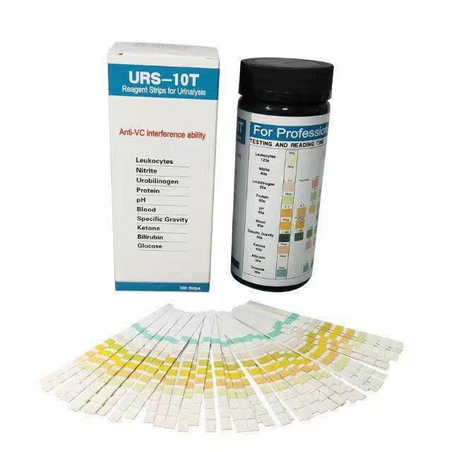 Urine Analysis Reagent Strips, Urine Test Strips, Urs-10T Urine Ketone Paper, Anti-Vc Interference Body Fat Analysis Paper