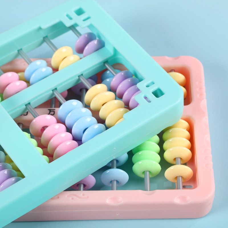 Abacus learning tools wholesale 13 grade 7 beads colored beads primary school students special grade 2 and grade 4 children abacus mental arithmetic mathematics teaching aids