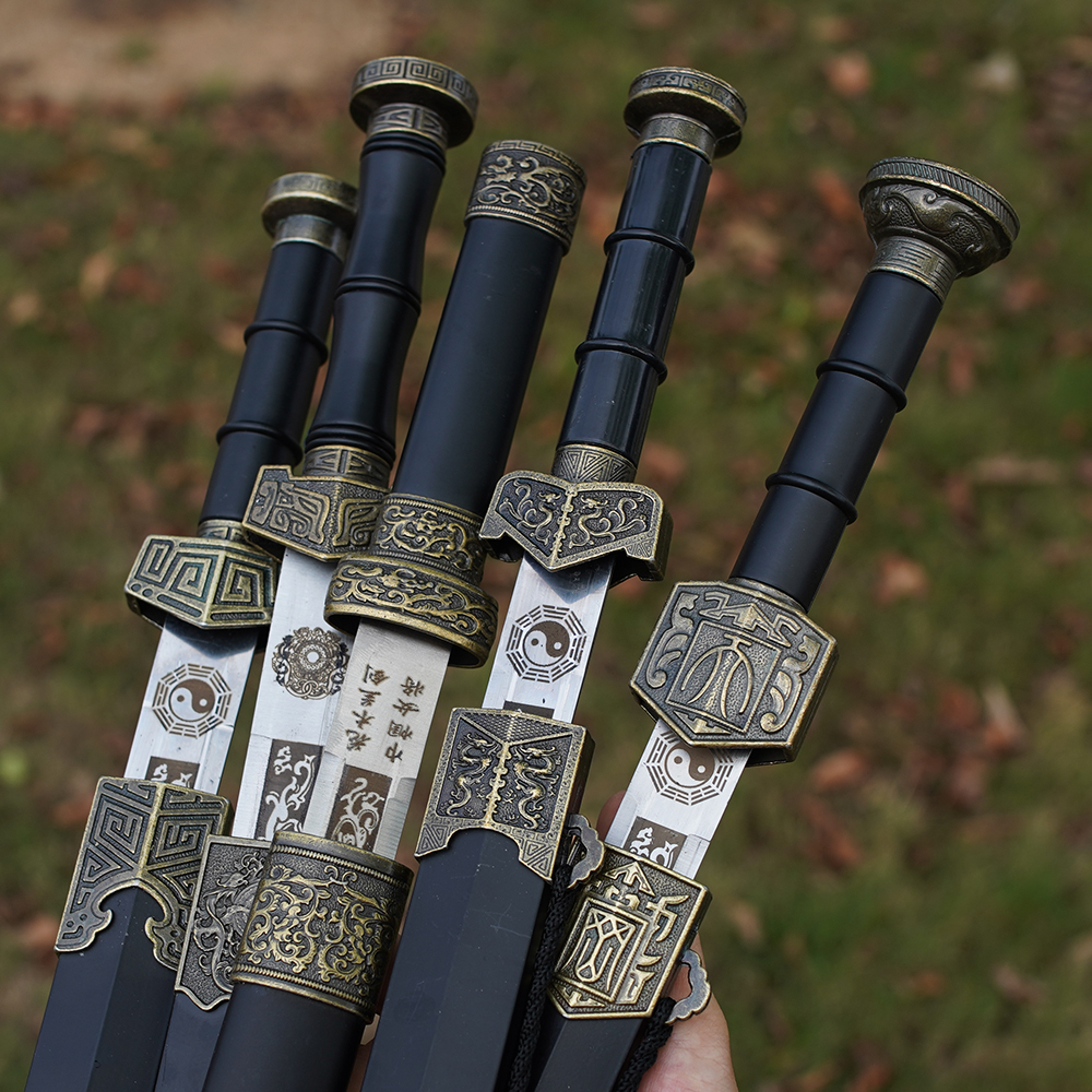 40 см модель меча Хан древнее холодное оружие украшения меча для мальчиков металлический меч из железа без заточки