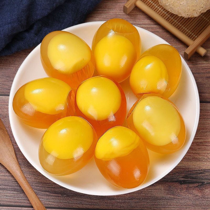 Shaanxi Preserved Eggs, Chicken Skin Eggs, Preserved Eggs, Lead-Free Preserved Eggs, Old-Fashioned Yellow Heart Preserved Eggs, Factory Direct Sales
