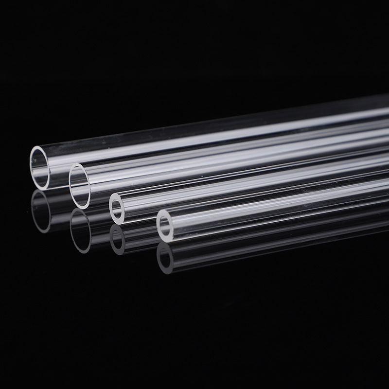 Quartz Tube Transparent Quartz Glass Tube High Temperature Resistant Thick Wall Glass Instrument Laboratory Equipment Quartz Tube