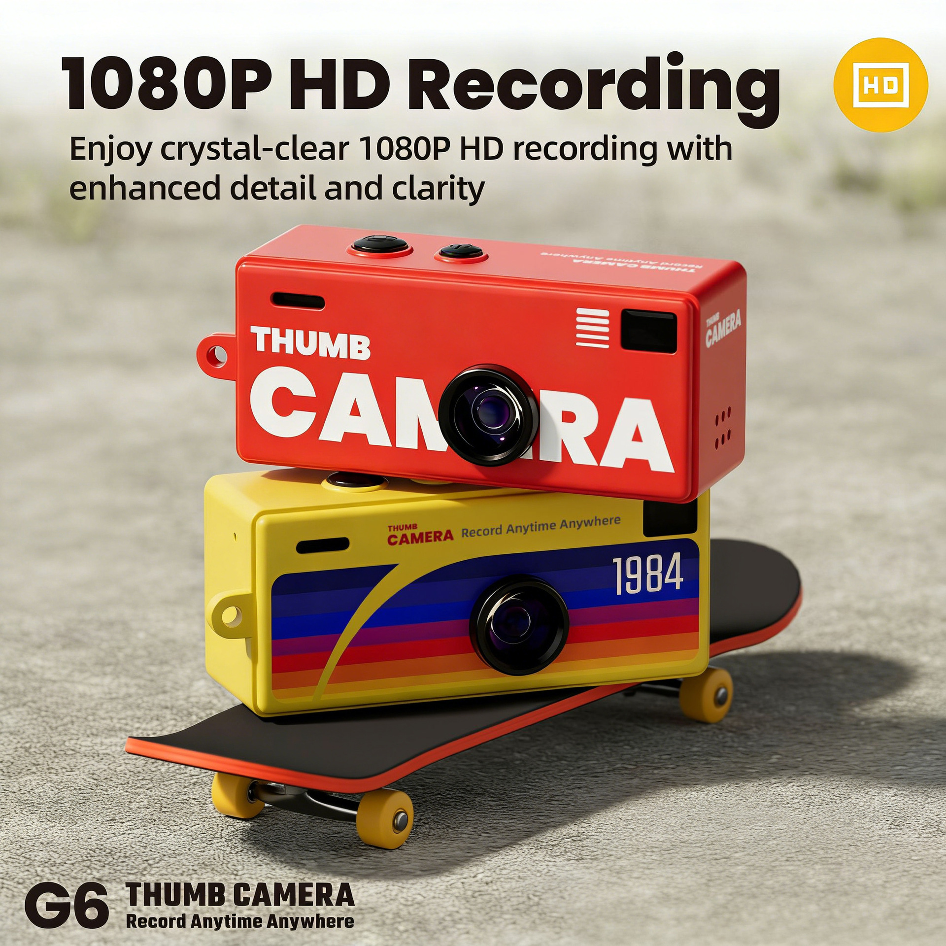 Кросс-Бордер G6 Мини Камера с Пальцевым Управлением Студенческая Вечеринка Спортивная Камера Фото и Видео Запись Детская Карманная Камера