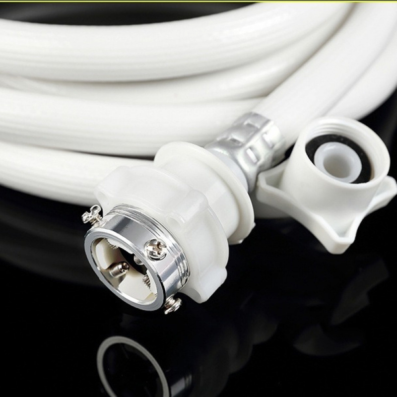Wholesale universal automatic washing machine pvc pipe explosion-proof water inlet hose lengthened upper household thickened water injection