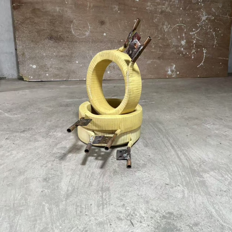 Induction Reactor Coil Smelting Vacuum Heating Steel Shell Furnace Aluminum Shell Heating Furnace Copper Coil Medium Frequency Furnace Accessories