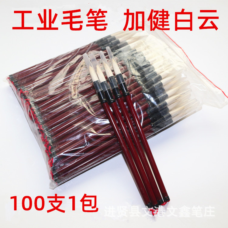 Оптовая продажа дешевых пластиковых кистей для студентов, с добавлением здоровья, большие и средние, одноразовые химические кисти для точечной краски