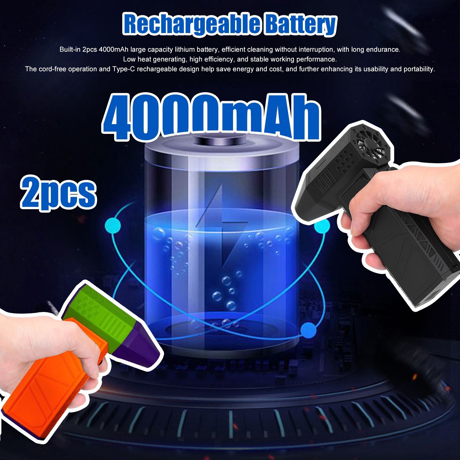 X6 Violent Turbo Fan 130000R Pm52+M/S Brushless Motor Industrial Dust Blowing Fan Violent Fan