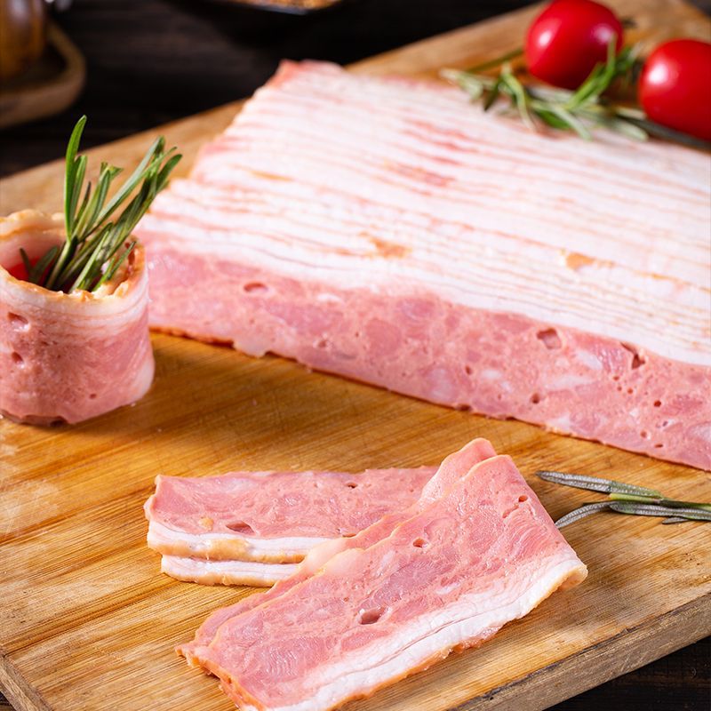 Xurui Classic Fried Bacon 200g Pizza Breakfast Home Western-Style Hand Pancake Bbq Ingredients Wholesale Barbecue