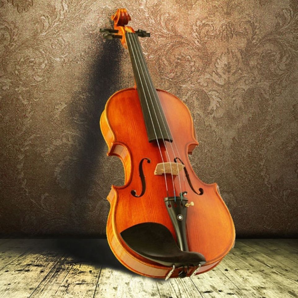 Solid Wood Tiger Pattern Violin Master Handmade Tiger Pattern Beginner Practice Exam Piano Teacher Recommended Special Price