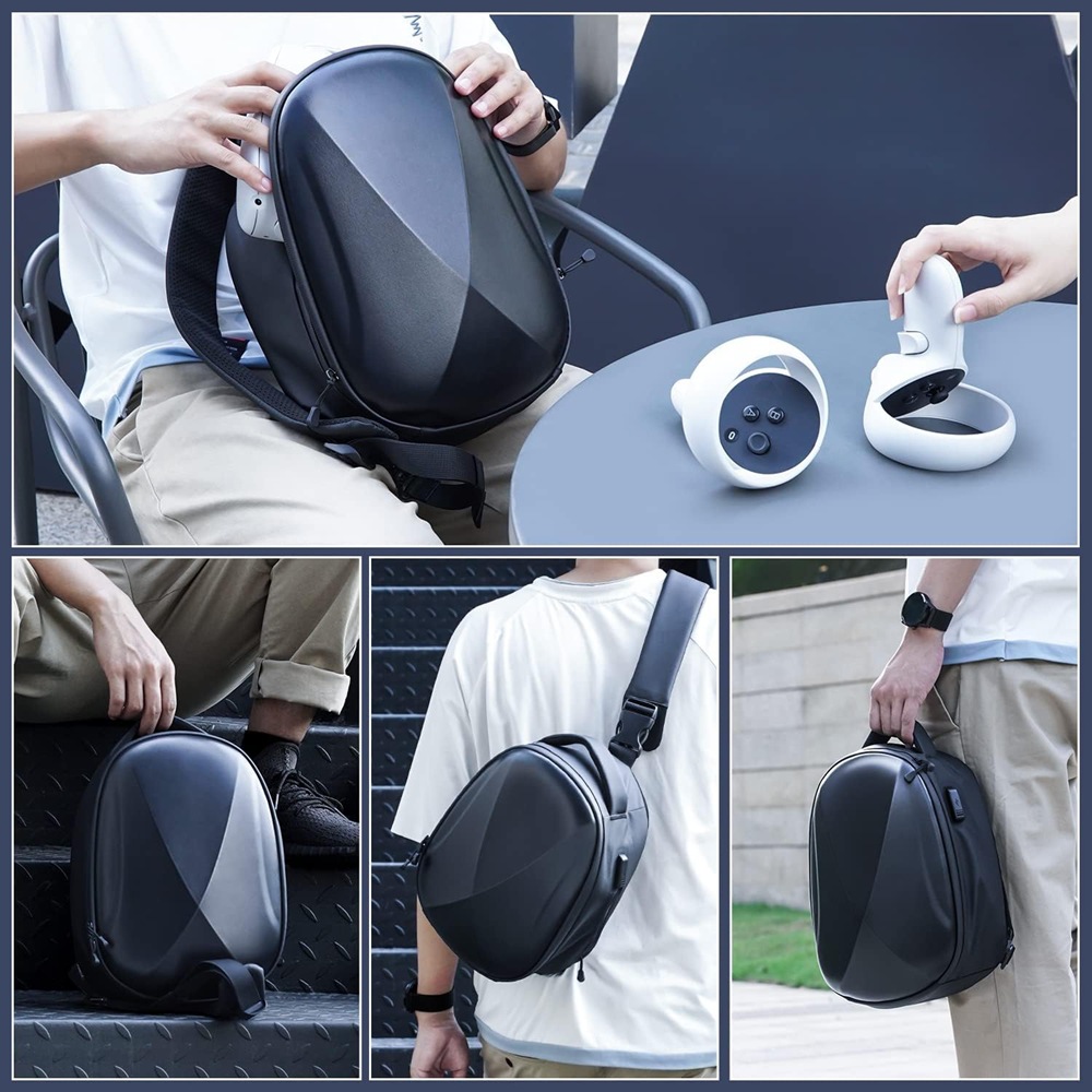 Neutral Meta Quest 3 Vr Storage Bag Oculus Quest 2/Vision Pro Vr Hard Case