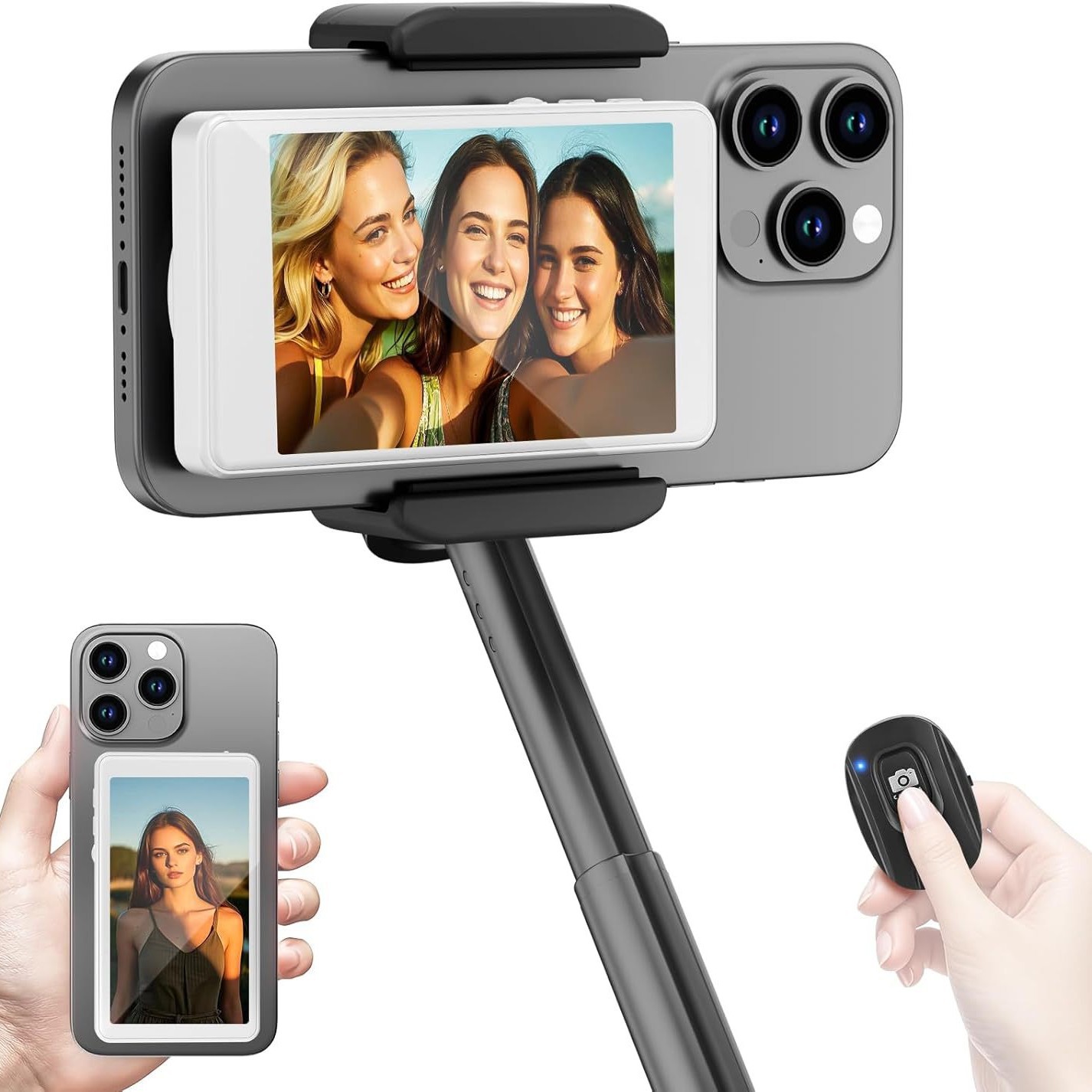 Проектор для селфи с экрана мобильного телефона, магнитный, беспроводной, для задней камеры, для интернет-знаменитостей, трансляций и влогов