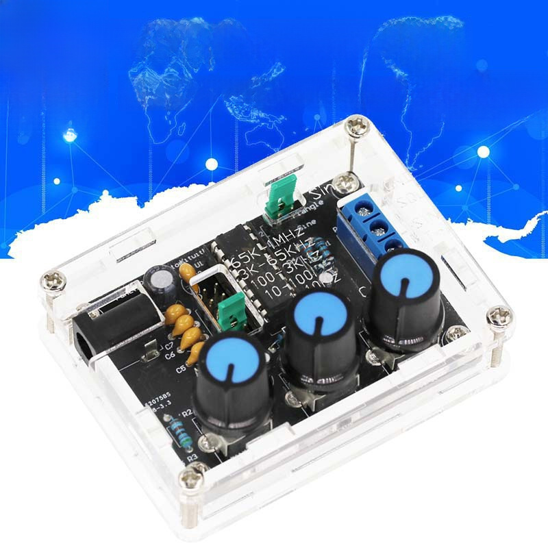 New XR2206 high precision signal generator DIY parts with Shell acrylic sine wave
