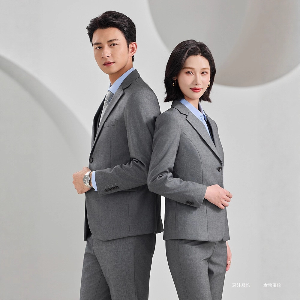 Деловые Мужские Костюмы, Рабочие Униформы, Женская Корпоративная Одежда, Управление Недвижимостью, Гостиница, Серебряное Управление, Вышитый Логотип