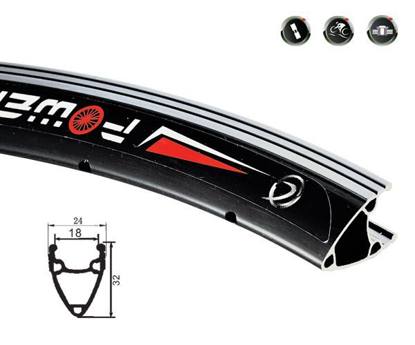 BiCyCle 700C Double Layer Aluminum Alloy Rim Universal