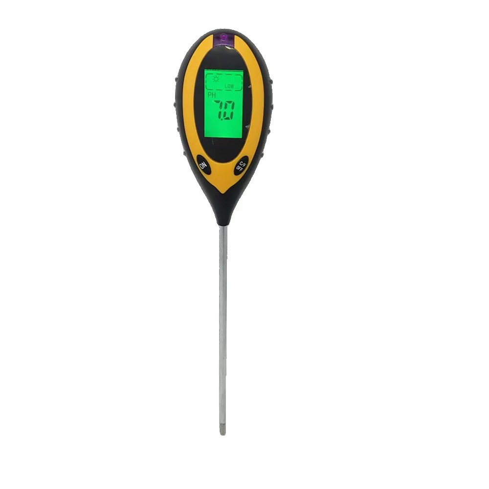 Soil detector humidity ph sensor thermometer pH land flowerpot plant test light nutrient
