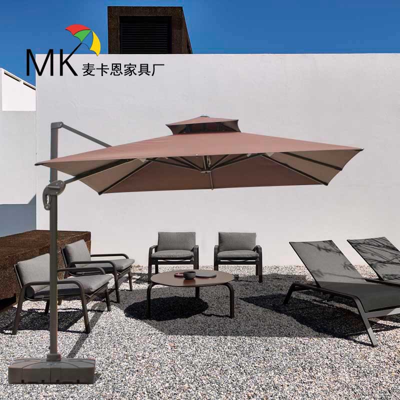 Outdoor Parasol Roman Umbrella Outdoor Umbrella Courtyard Umbrella Hua Garden Terrace Commercial Outdoor Stall Outdoor Umbrella Large