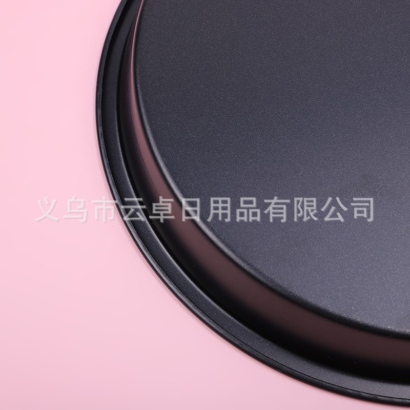 Factory Wholesale Cake Mold Household Round pizza Pan Thickened Non-stick Pan Round Baking Oven pizza Pan