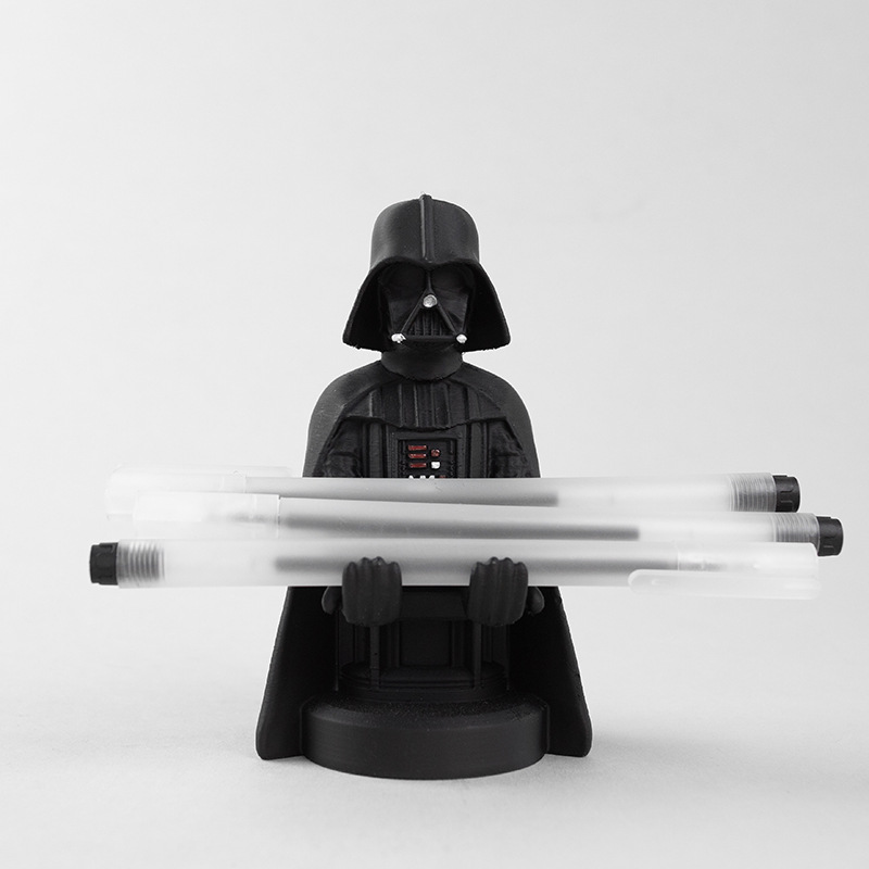 Tree Groot Black Warrior White Soldier Pen Holder Mobile Phone Stand Creative Ornament Gift for Friends and Colleagues