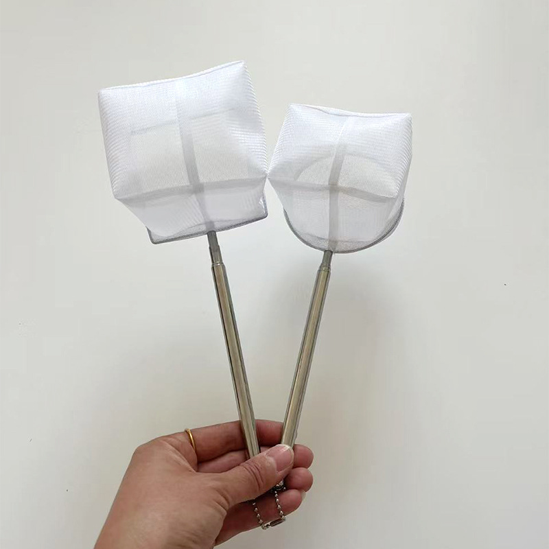 3D fishing net fishing 8*8cm retractable small fishing aquarium supplies ornamental fish hand-written fishing net manufacturers