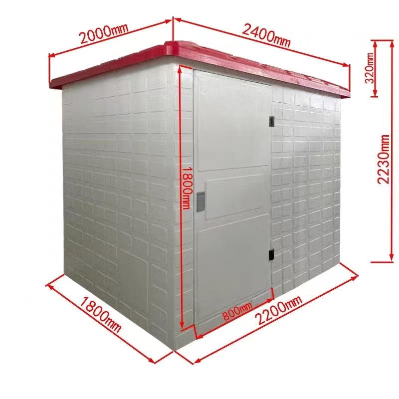FRP molding integrated well room FRP well Castle farmland irrigation FRP intelligent well Room