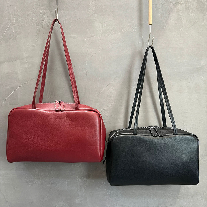 Сумка Астра из овечьей кожи, боулинг, бостонская, простая, сумка через плечо для женщин, из натуральной кожи