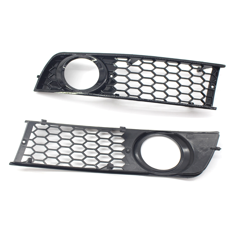 Applicable to 01-05 Audi A4B6 ordinary fog lamp frame honeycomb through hole lower mesh lower grille fog lamp grille
