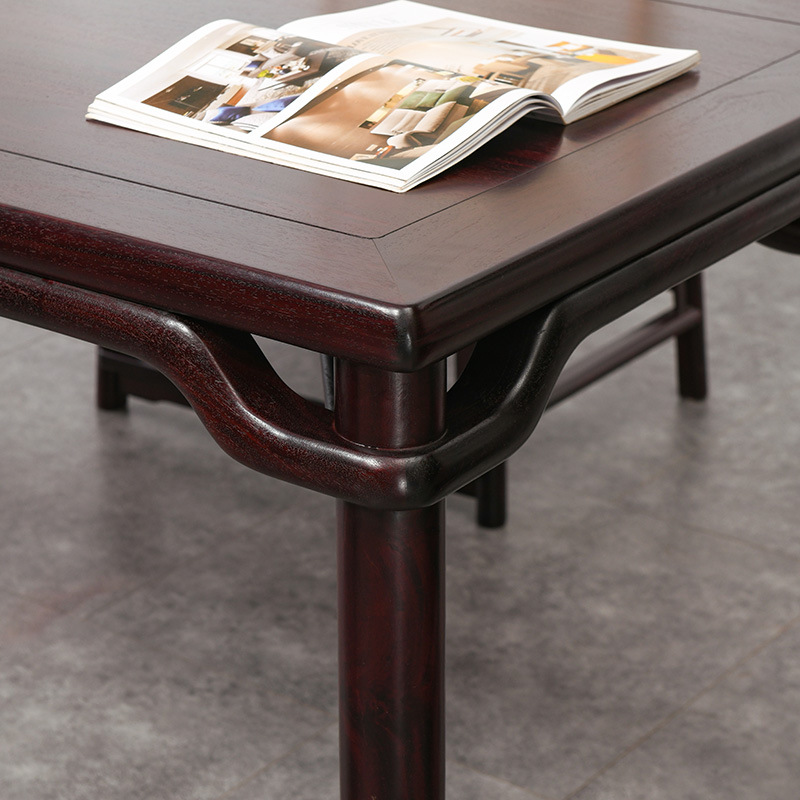 German 2026 New Model Manufacturer African Rosewood Tea Table Zambian Blood Sandalwood Tea Table New Chinese Style Wang Shixiang Dry Brewing