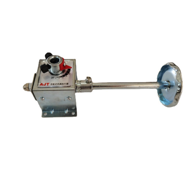 Hand wheel air valve actuator stainless steel worm gear manual adjustment mechanism air door coating machine controller