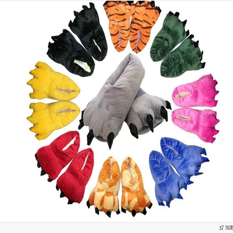 Комбинезон с животными и подходящими хлопковыми туфлями, супер мягкая ткань, тапочки с подошвой из ПУ, обувь в форме динозавра, комбинезон