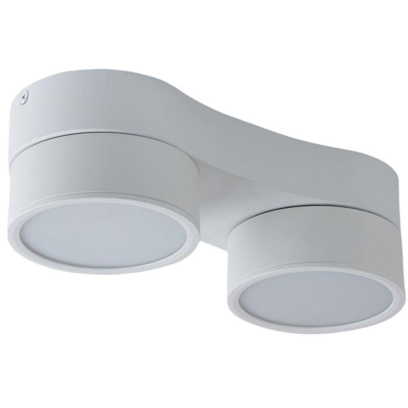 Surface-Mounted Adjustable Angle Led Double-Headed Spotlight Ceiling Recessed Downlight Without Main Light Lighting