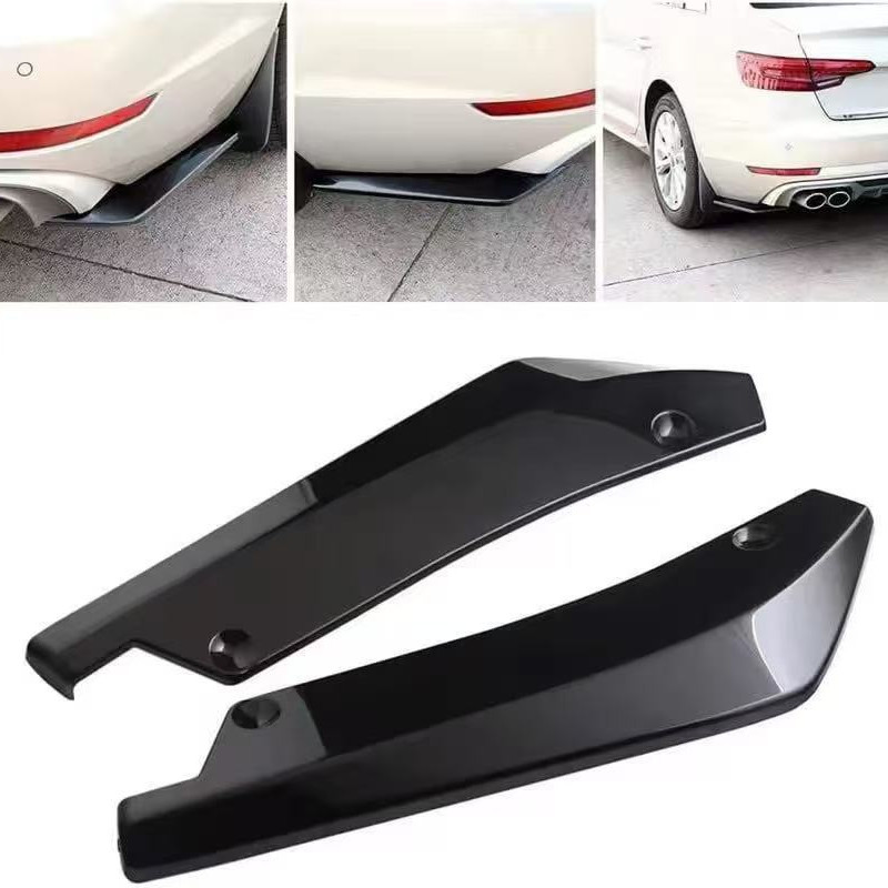 Car Modification Carbon Fiber Rear Corner Rear Lip Rear Spoiler Universal Rear Corner Decorative Rear Spoiler Accessories Modification Parts