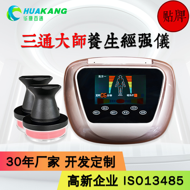 Индивидуальный OEM биэлектрический физиотерапевтический прибор, массажер для активации меридианов, прибор для моксотерапии в салоне красоты и центре здоровья