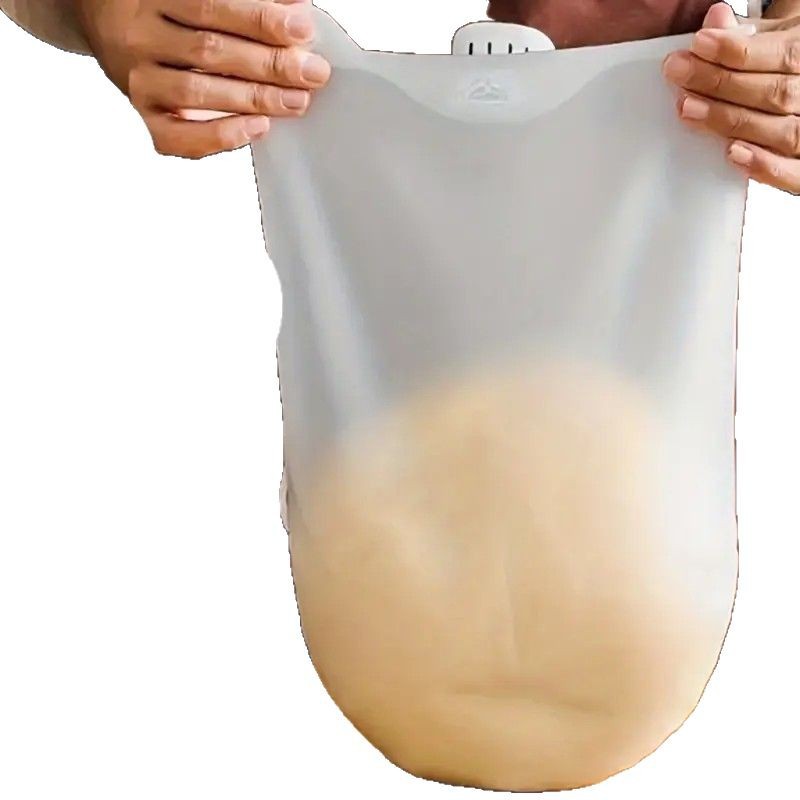 Cross-border Hot-selling Food Grade Silicone Kneading Bag Thickened Large-size Noodles Bag for Home Use